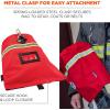 imageErgodyne Arsenal 5082L Firemans SCBA Respirator Firefighter Mask Bag for Air Pack with Drop Down Access for SCBA Mask Fleece LinedSCBA Mask Bag  HL