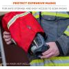imageErgodyne Arsenal 5082L Firemans SCBA Respirator Firefighter Mask Bag for Air Pack with Drop Down Access for SCBA Mask Fleece LinedSCBA Mask Bag  HL