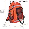 imageErgodyne Arsenal 5243 Medic First Responder Trauma Backpack Jump Bag OrangeOrange