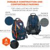 imageErgodyne Arsenal 5244 Medic First Responder Trauma Backpack Jump Bag for EMS Police Firefighters BlueClass A Kit