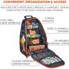 imageErgodyne Arsenal 5244 Medic First Responder Trauma Backpack Jump Bag for EMS Police Firefighters BlueClass A Kit