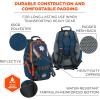 imageErgodyne Arsenal 5244 Medic First Responder Trauma Backpack Jump Bag for EMS Police Firefighters BlueEms Bag