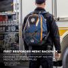 imageErgodyne Arsenal 5244 Medic First Responder Trauma Backpack Jump Bag for EMS Police Firefighters BlueEms Bag