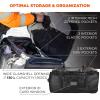 imageErgodyne WaterResistant Wheeled Duffel Bag Black L