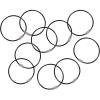 imageErgodyne Arsenal 5719 Wire Cable Key Ring 10Pack Black