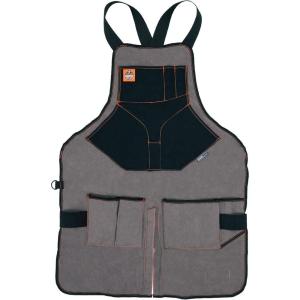imageErgodyne  13696 Arsenal 5705 Full Length Tool Work Apron 13Pockets Gray