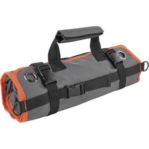 imageErgodyne Arsenal 5874 Roll Up Tool Bag with Clear Zippered Pockets Tool Organizer