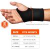 imageErgodyne  16622 ProFlex 675 Ambidextrous DoubleStrap Wrist Support Black Small1 Count Pack of 1
