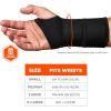 imageErgodyne  16622 ProFlex 675 Ambidextrous DoubleStrap Wrist Support Black Small1 Count Pack of 1