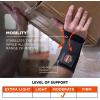 imageErgodyne  16622 ProFlex 675 Ambidextrous DoubleStrap Wrist Support Black SmallXLarge