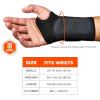 imageErgodyne 70014 ProFlex 4000 Single Strap Wrist Support Black  Medium Left HandBlack