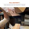 imageErgodyne ProFlex 4005 Wrist Brace Splint Open Stay for Structured Wrist Support Adjustable Single StrapBlack