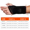 imageErgodyne ProFlex 4005 Wrist Brace Splint Open Stay for Structured Wrist Support Adjustable Single StrapBlack