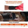 imageErgodyne ProFlex 4010 DoubleStrap Left Wrist Support Tan SmallBlack