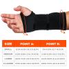 imageErgodyne ProFlex 685 Wrist Support Sleeve  Double StrapLarge