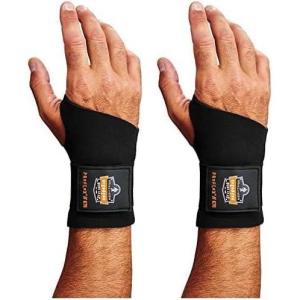imageErgodyne  16622 ProFlex 675 Ambidextrous DoubleStrap Wrist Support Black Small1 Count Pack of 2