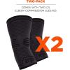 imageErgodyne  16594 ProFlex 651 Elbow Compression Sleeve Brace Support for Men and Women Black LargeMedium