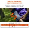 imageErgodyne  16594 ProFlex 651 Elbow Compression Sleeve Brace Support for Men and Women Black LargeSmall
