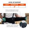 imageErgodyne ProFlex 100 Back Support Brace 8quot Spandex Belt Adjustable Removeable Straps RA5762  Black  XL3XL