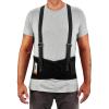 imageErgodyne ProFlex 100 Back Support Brace 8quot Spandex Belt Adjustable Removeable Straps RA5762  Black  XLXS