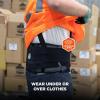 imageErgodyne ProFlex 1100SF Back Support Brace 8quot Spandex Belt Patented Stays Provide Added Support XLBlackExtra Large