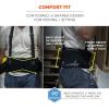 imageErgodyne ProFlex 1100SF Back Support Brace 8quot Spandex Belt Patented Stays Provide Added Support XLBlackLarge