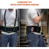 imageErgodyne ProFlex 1625 Back Support Brace Stays and Rubber Webbing for Snug Fit Removeable Straps AdjustableBlackSmall4XLarge