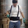 imageErgodyne ProFlex 1625 Back Support Brace Stays and Rubber Webbing for Snug Fit Removeable Straps AdjustableBlackSmall4XLarge