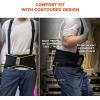 imageErgodyne ProFlex 1650 Back Support Belt 75quot Elastic Adjustable Removeable Straps Small Black4XLarge Pack of 1