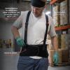 imageErgodyne ProFlex 1650 Back Support Belt 75quot Elastic Adjustable Removeable Straps Small BlackXSmall