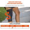 imageErgodyne ProFlex 601 Knee Compression Leg Sleeve Support for Men and Women Black SmallSmall