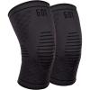 imageErgodyne ProFlex 601 Knee Compression Leg Sleeve Support for Men and Women Black SmallMedium