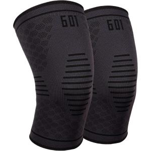 imageErgodyne ProFlex 601 Knee Compression Leg Sleeve Support for Men and Women Black SmallLarge