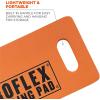imageErgodyne ProFlex 380 Kneeling Pad Foam Knee Cushion Water Resistant Kneeling Mat 14quot x 21quot x 1 BlackOrange