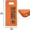 imageErgodyne ProFlex 380 Kneeling Pad Foam Knee Cushion Water Resistant Kneeling Mat 14quot x 21quot x 1 BlackOrange