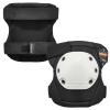 imageErgodyne ProFlex 300HL Rounded Cap Knee Pads Hook ampamp Loop Closure Gray Cap