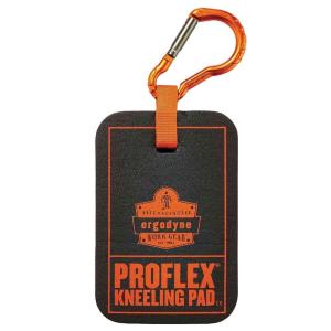 imageErgodyne  18565 ProFlex 365 Mini Kneeling Pad with Carabiner 4quot x 6quot x 1quot BlackPad with Carabiner