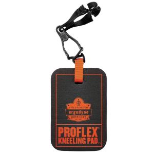 imageErgodyne  18565 ProFlex 365 Mini Kneeling Pad with Carabiner 4quot x 6quot x 1quot BlackPad with Glove Clip