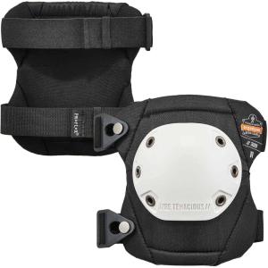 imageErgodyne ProFlex 300 Rounded Cap Knee Pads White CapBuckle Closure