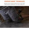imageErgodyne Gel Foam Knee Pads with Comfort Hinge Straps Rubber Hard Cap Hook ampamp Loop Closure ProFlex 435HLComfort Hinge Gel Knee Pads with HL Straps