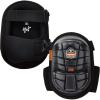 imageErgodyne ProFlex 345 Professional Knee Pads Protective Long Cap Injected Gel Padded Technology Adjustable Straps Black