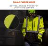 imageErgodyne Unisex HiVis Softshell WaterResistant Jacket Lime Medium USXXLarge