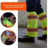 imageErgodyne unisexadult Glowear 8009 Hivis Twotone Mesh Leg Gaiters  Class ELime