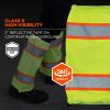 imageErgodyne unisexadult Glowear 8009 Hivis Twotone Mesh Leg Gaiters  Class ELime