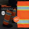 imageErgodyne unisexadult Glowear 8009 Hivis Twotone Mesh Leg Gaiters  Class EOrange