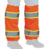 imageErgodyne unisexadult Glowear 8009 Hivis Twotone Mesh Leg Gaiters  Class EOrange