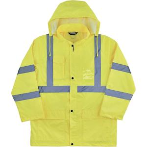imageErgodyne Standard High Visibility Reflective Lightweight Rain JacketLime