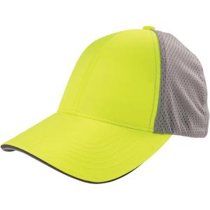 imageErgodyne Standard High Visibility Reflective Stretchfit Hat Baseball Cap BlankLimeblank