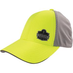 imageErgodyne Standard High Visibility Reflective Stretchfit Hat Baseball Cap BlankLimelogo