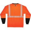 imageErgodyne Class 2 Long Sleeve Shirt Black BottomOrange